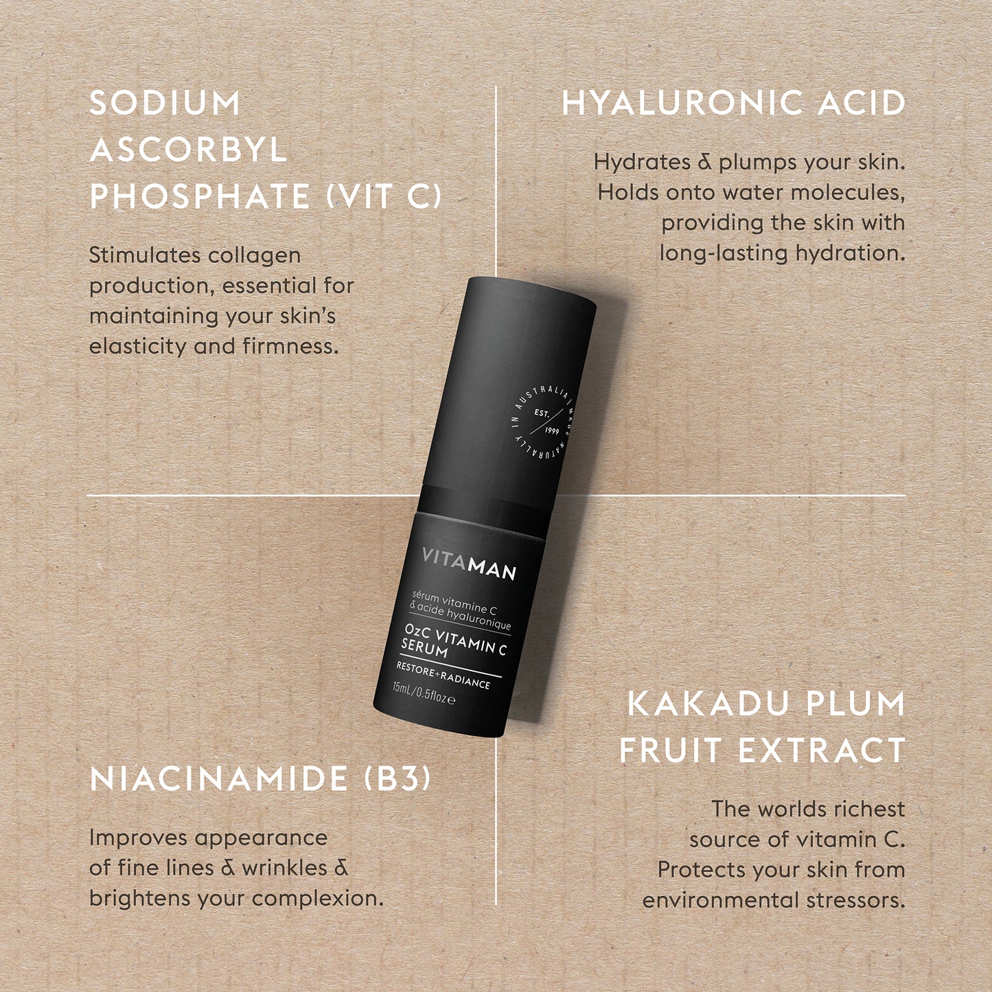 OzC Vitamin C Serum 0.5 FL OZ