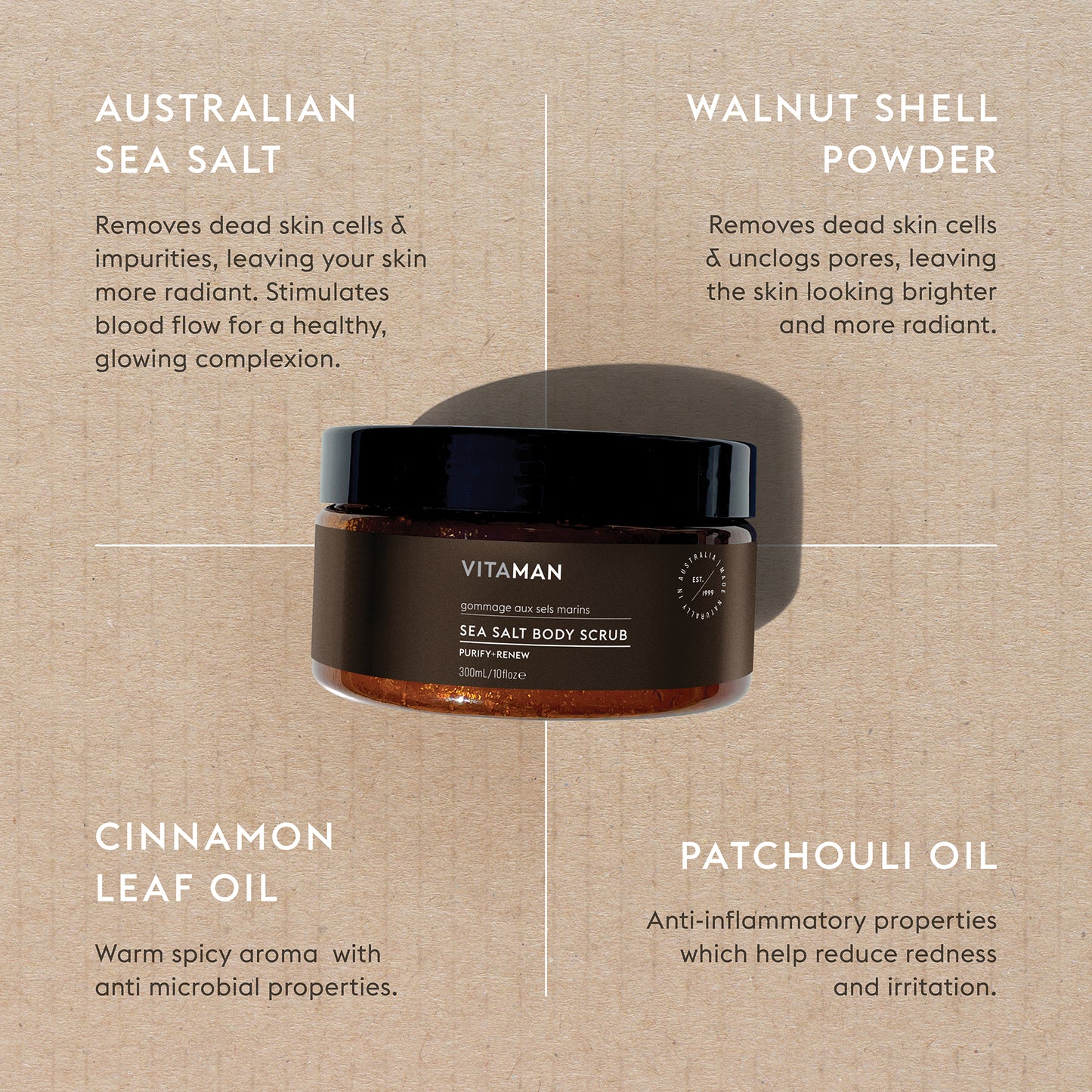 Sea Salt Body Scrub 8.4 OZ